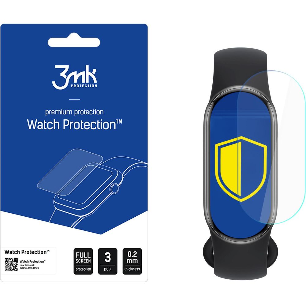 Folia ochronna 3mk Watch Protection ARC do Xiaomi Smart Band 9, 3 sztuki